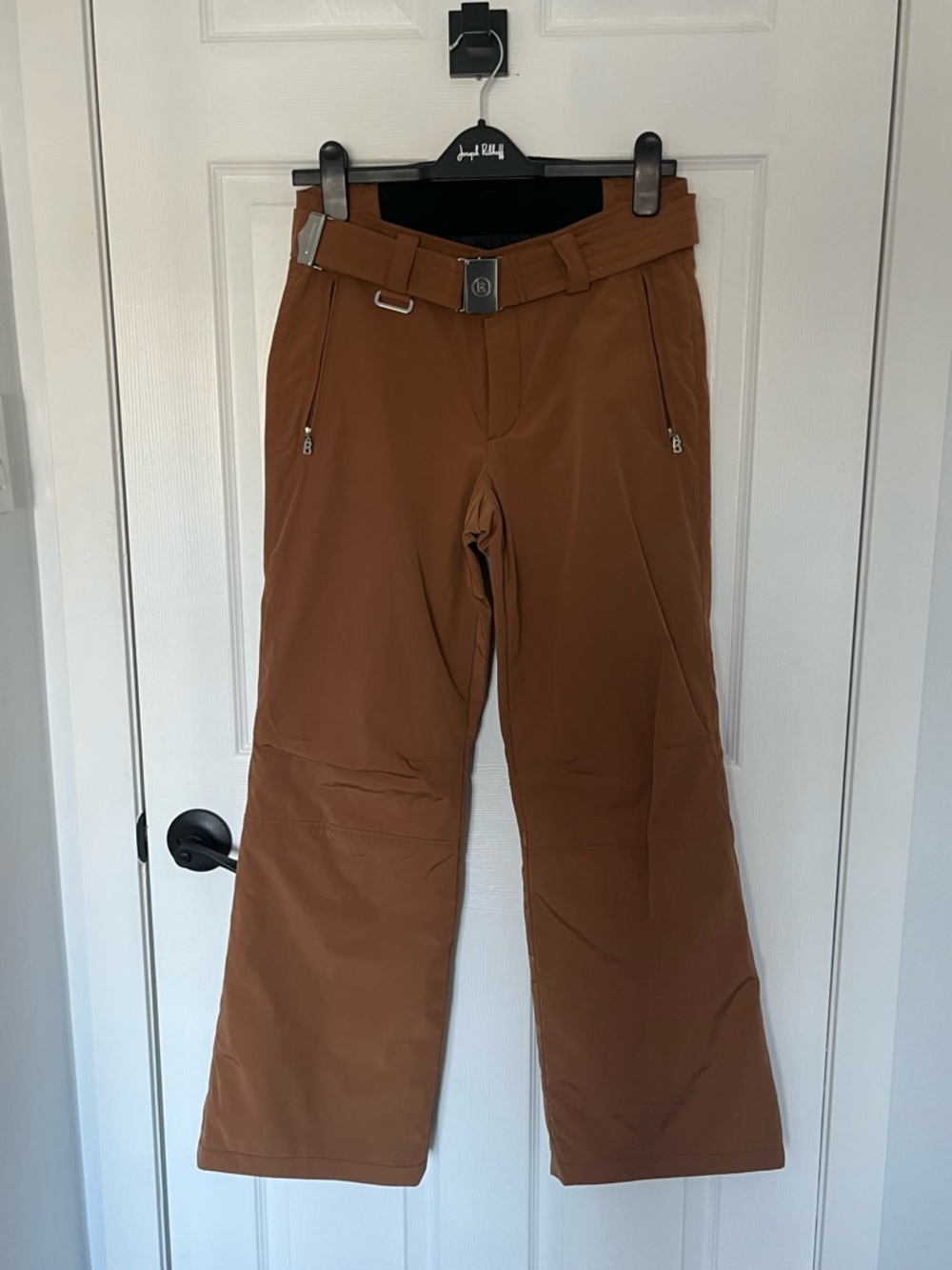 Bogner Brown Women's Ski Pants with Belt